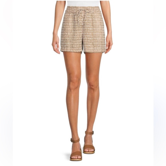 Tommy Bahama Women's 5-Inch Palmbray HR Easy Linen Shorts - White